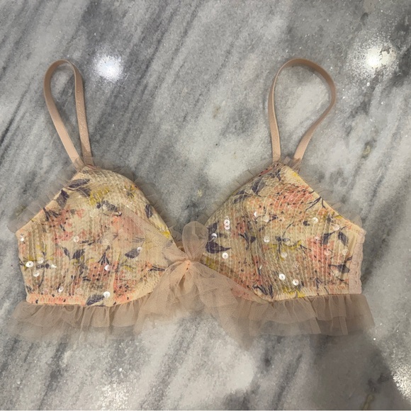 Victoria's Secret Very Sexy Sequin Ruffle Bralette - Picture 1 of 7